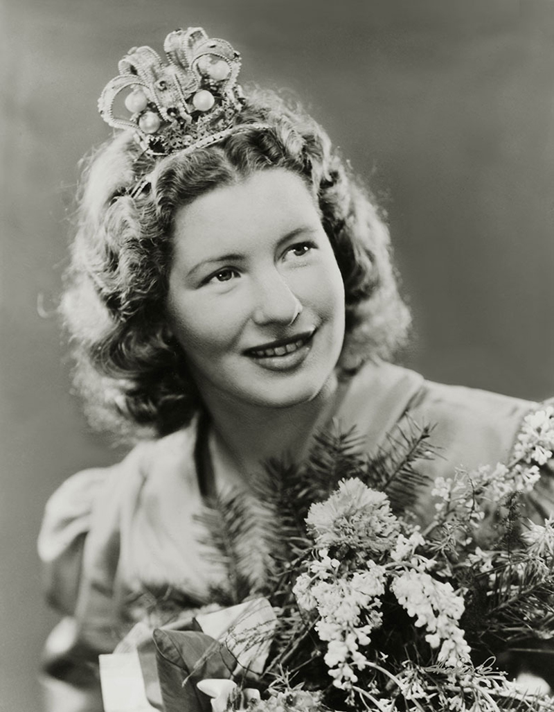 Weinkönigin Annemarie Michel (1956 - 1957).